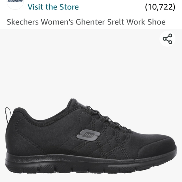 New sketchers slip resistant work shoe size 9.5 wide width - Picture 2 of 3